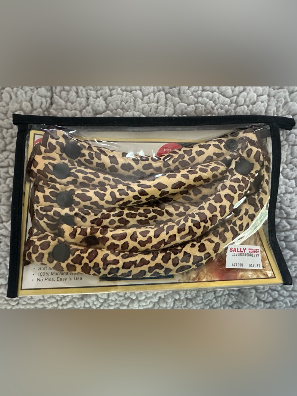 Hair Rollers set - comfort cheetah print from sally beauty supply